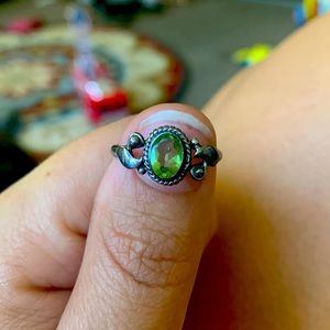 Beautiful peridot ring